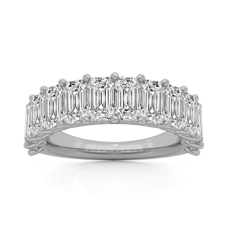 4.00ct Ladies Emerald Cut Diamond Wedding Ring