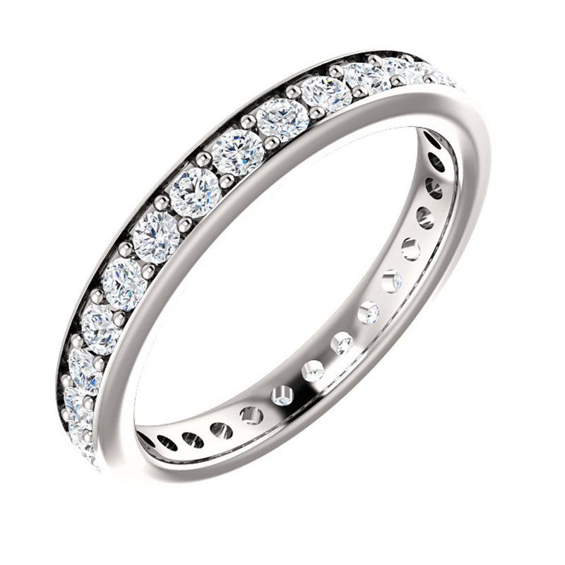 1.00 ct Ladies Round Cut Diamond Eternity Band