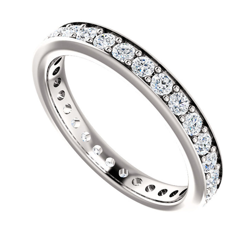 1.00 ct Ladies Round Cut Diamond Eternity Band