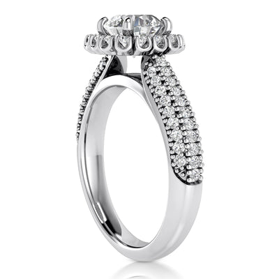 1.40ct Ladies Round Cut Diamond Engagement Ring