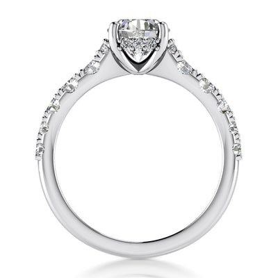 1.40ct Ladies Round Cut Diamond Engagement Ring