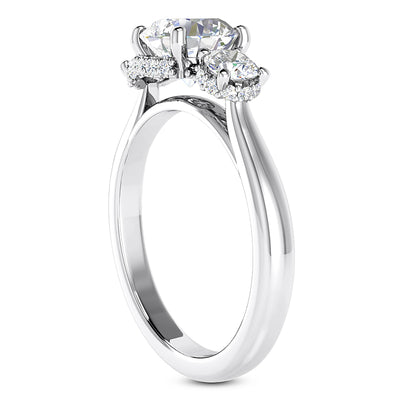 1.20ct Ladies Round Cut Diamond Engagement Ring