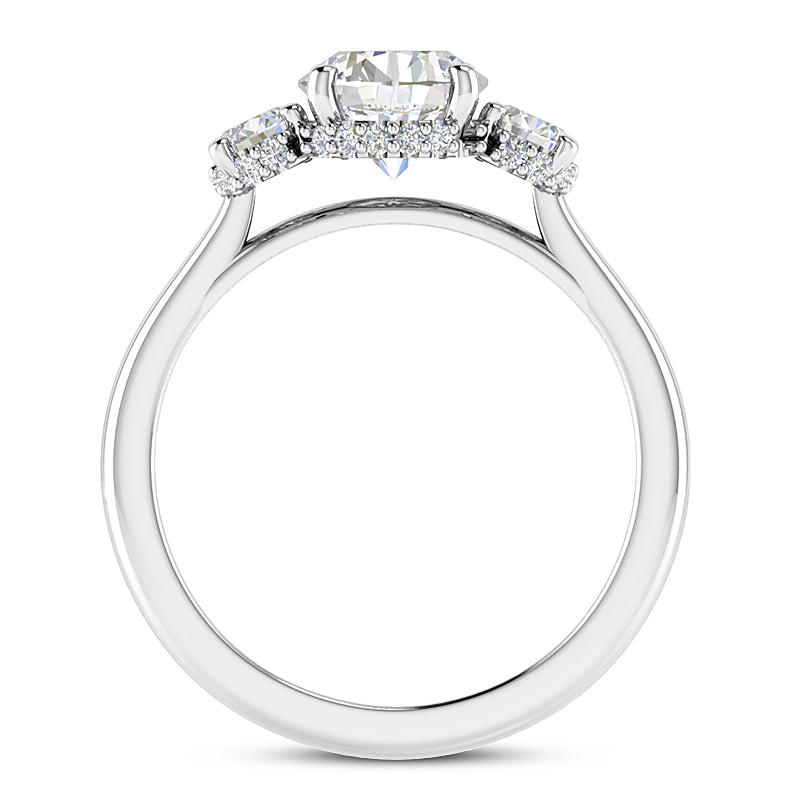 1.20ct Ladies Round Cut Diamond Engagement Ring