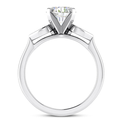 0.85ct Ladies Round Cut Diamond Engagement Ring