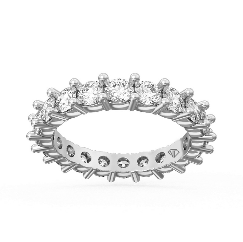 2.00ct Ladies Round Cut Diamond Eternity Ring