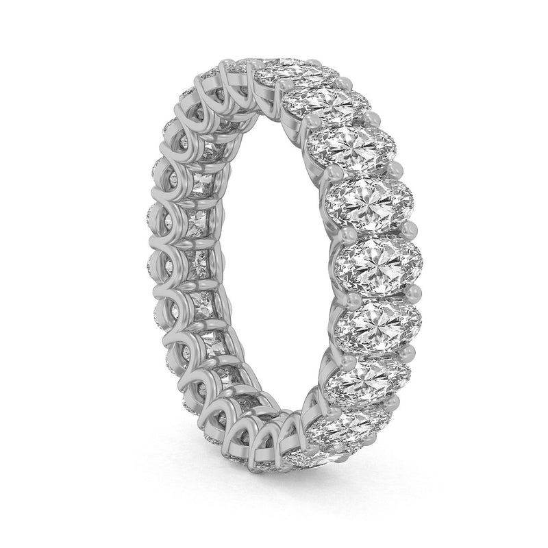 5.00ct Ladies Oval Cut Diamond Eternity Band