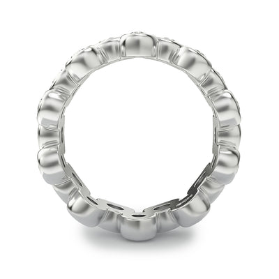 2.50ct Ladies Round Cut Diamond Bezel Set Eternity Band