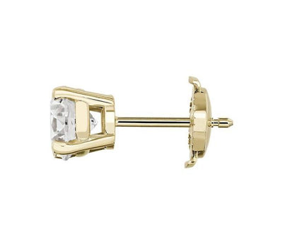 1.00ct Round Cut Diamond Stud Earrings