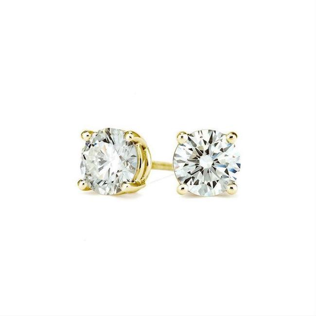 0.50ct Round Cut Diamond Stud Earrings