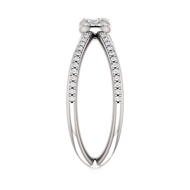 1.19 Ct Ladies Round Love Knot Ring